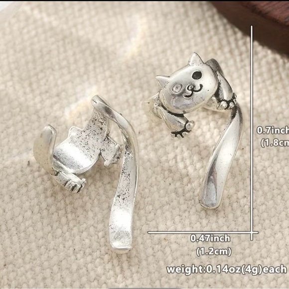 Cute Cat Ear Cuff Earring - Picture 3 of 3